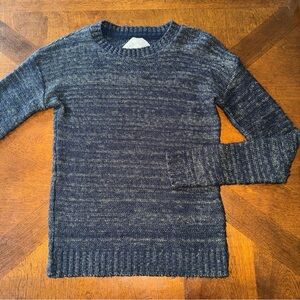 Bellfield Women’s Blue Variegated Knit Acrylic Pullover Sweater Size 6 XXS